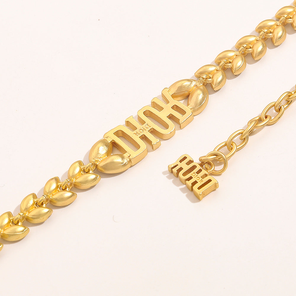 304 Legierung Armband-Halsketten-Set