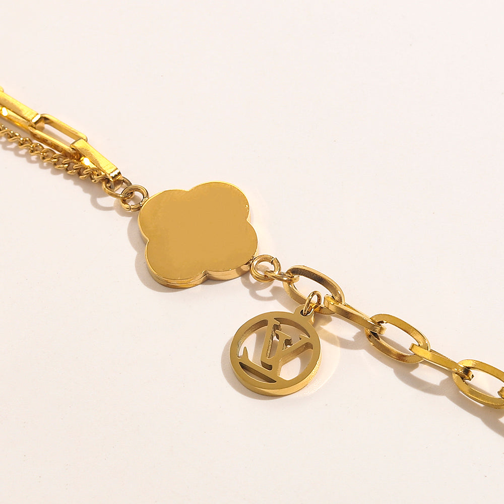 Set Collana Bracciale in Acciaio Inox 304