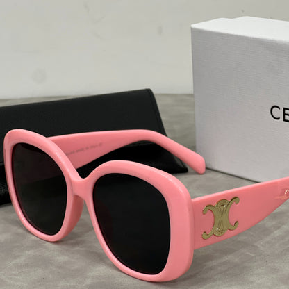 Oversized Round Frame Sunglasses