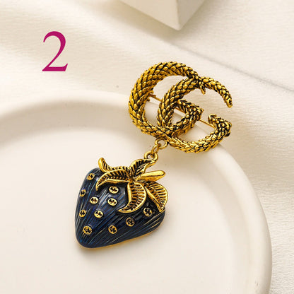 Fashion Brooch Collection,Brooches Collection、GU*CI Series、L*V Series、D*or Series、Y*L Series