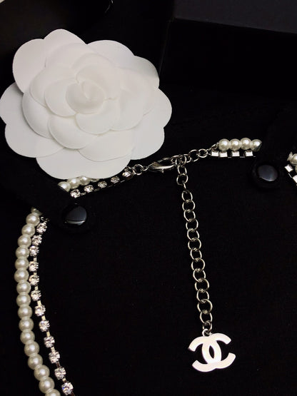Double-Strand Beaded Interlocking-C Choker