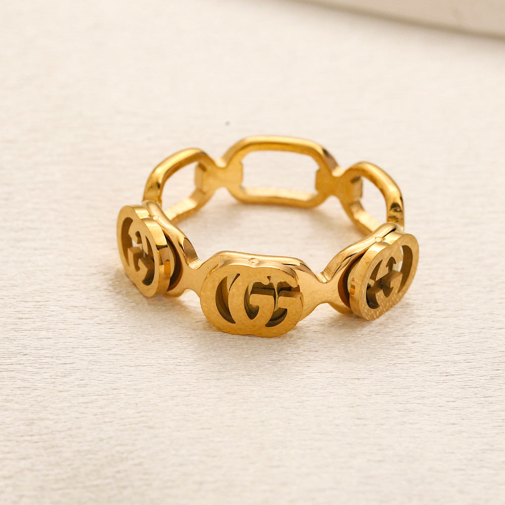 304 Stainless Steel Ring,GU*CI Series、Rings Collection