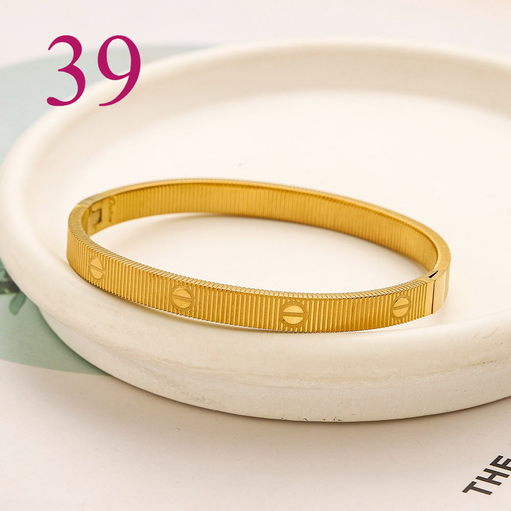 304 Stainless Steel Bracelets - 50 Style Options