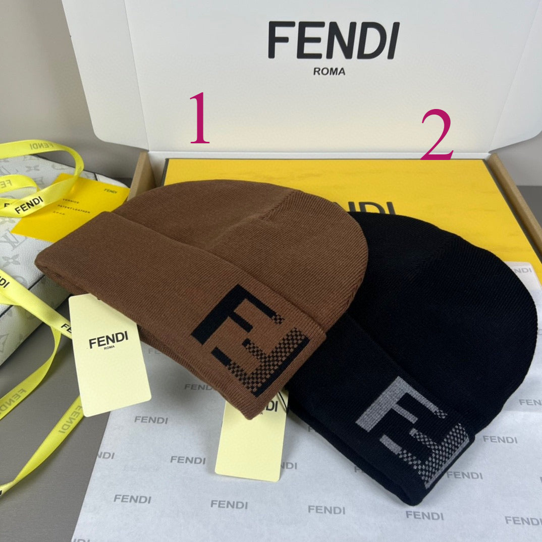 Adjustable Sun Hat for Men Women Outdoor UV Protection F*ndi Series、Fashion Caps