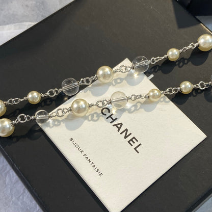 Faceted Bead Necklace with Star Pendant