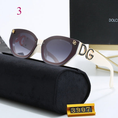 Thick-Rim Rectangle Sunglasses with Rounded Edges