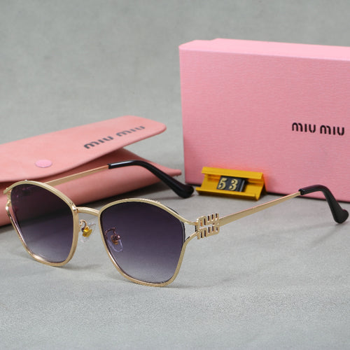 Oversized Rounded Square Sunglasses with Slim Metal Frames