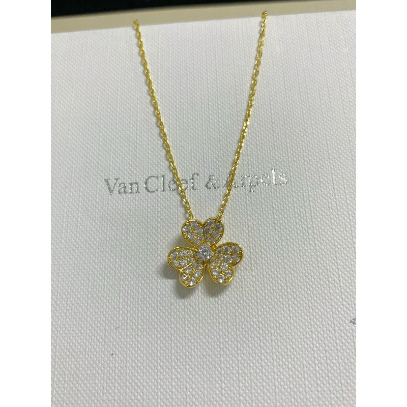 Clustered Flower Pendant Necklace - Size Options