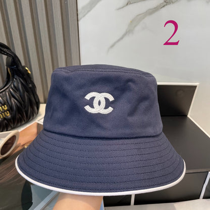 Adjustable Sun Hat for Men Women Outdoor UV Protection CH*NEL Series、Fashion Caps