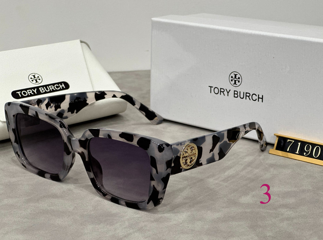 Oversized Square Sunglasses with Rounded Full Rims