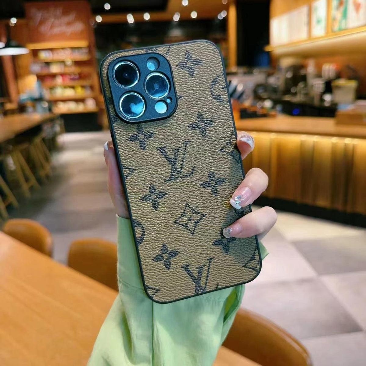 Fashion Aesthetic Shock Absorbing Protective Phone Case L*V Series、Fashion Phone Case