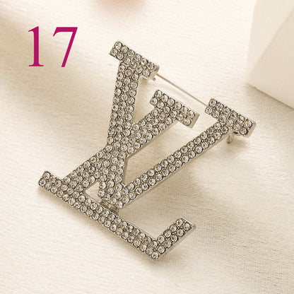 Fashion Brooch Collection,Brooches Collection、GU*CI Series、L*V Series、D*or Series、Y*L Series