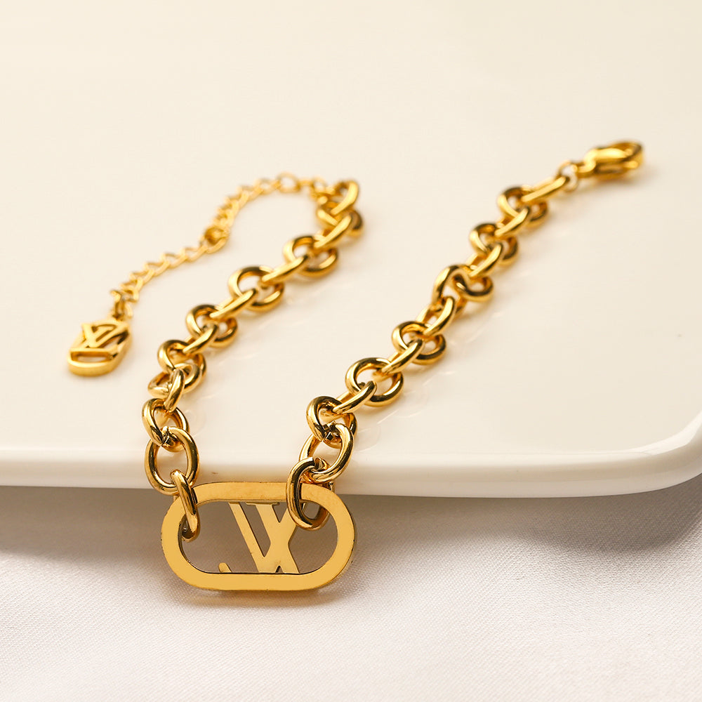 Set di orecchini, bracciale e collana in acciaio inossidabile 304