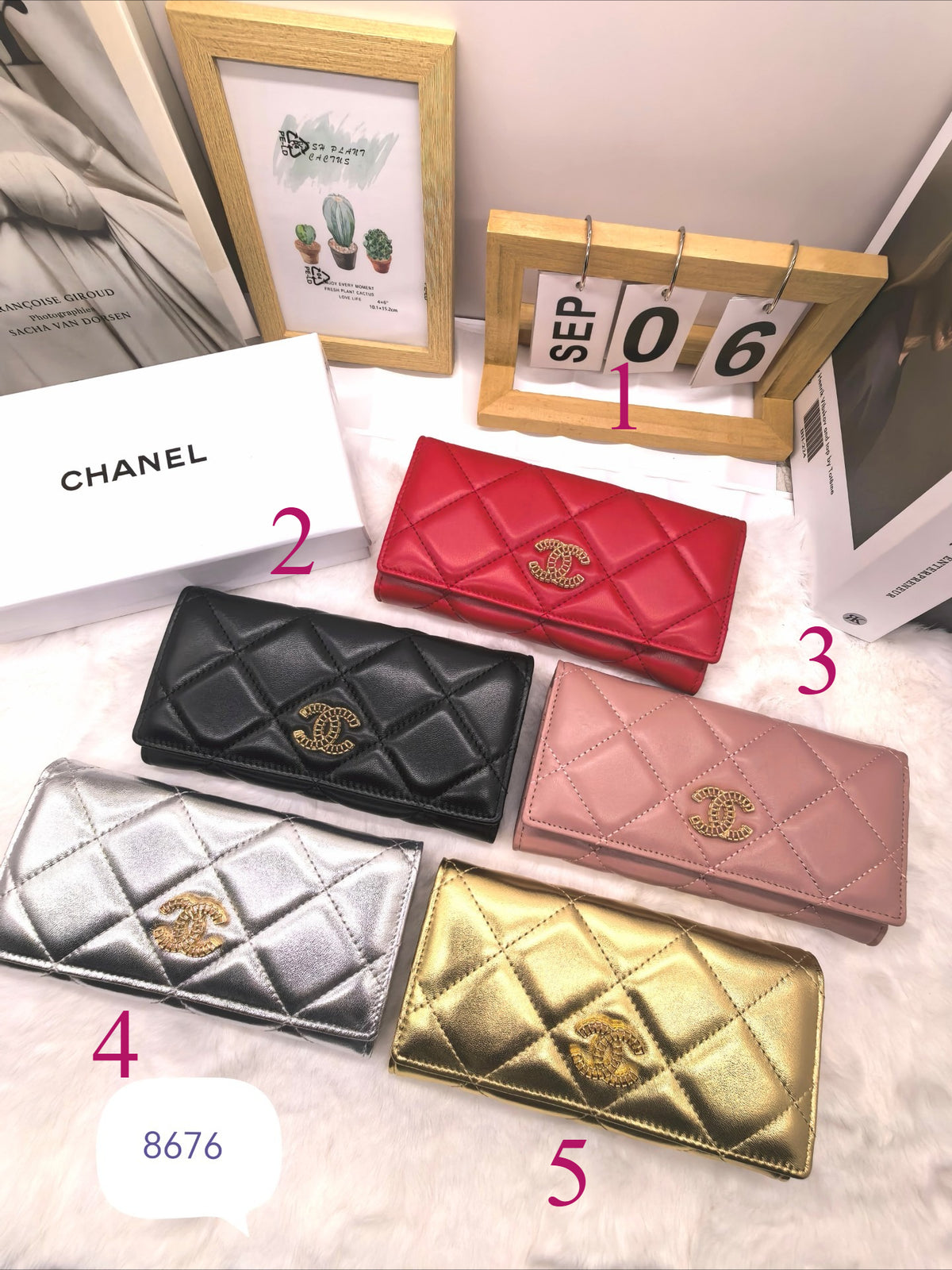 Luxury‑Inspired Trendy Wallets 021 CH*NEL Series、Fashion Bags