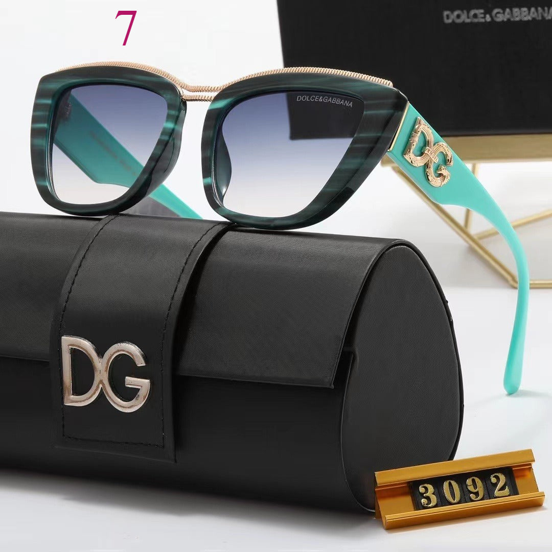 Winged Cat-Eye Sunglasses with Sculpted Corners