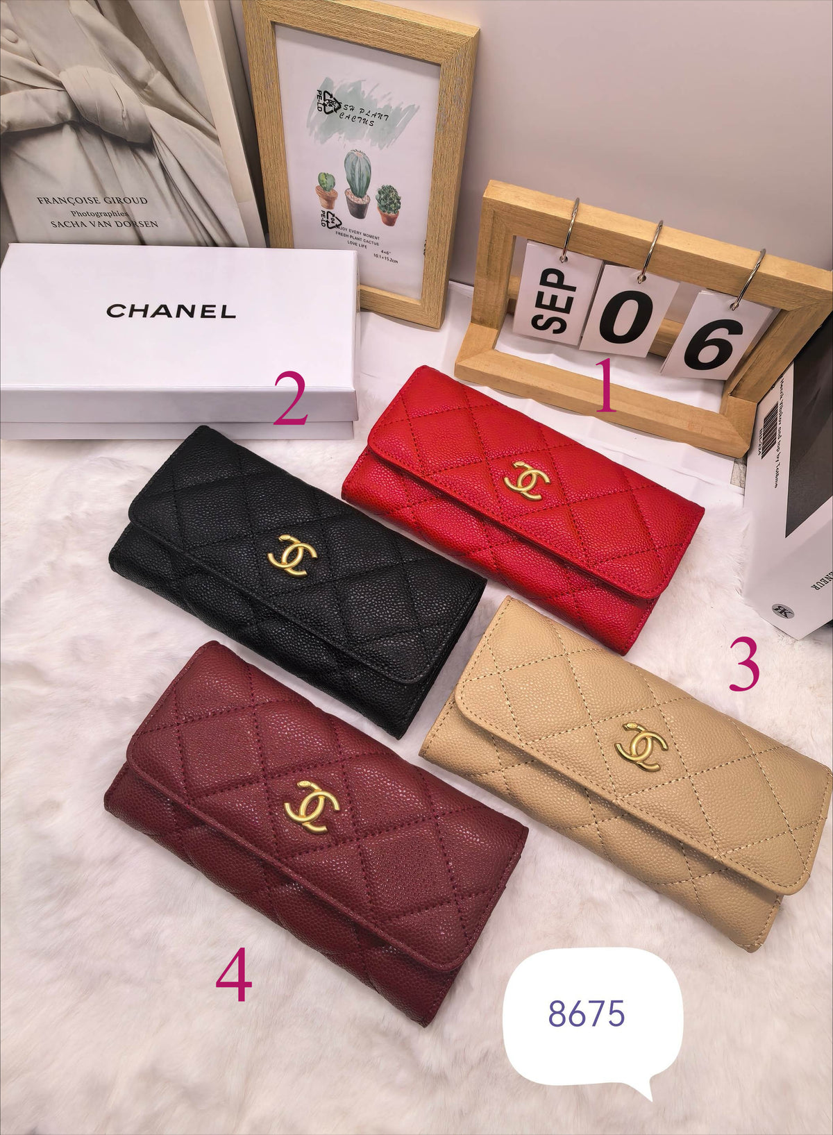 Luxury‑Inspired Trendy Wallets 022 CH*NEL Series、Fashion Bags