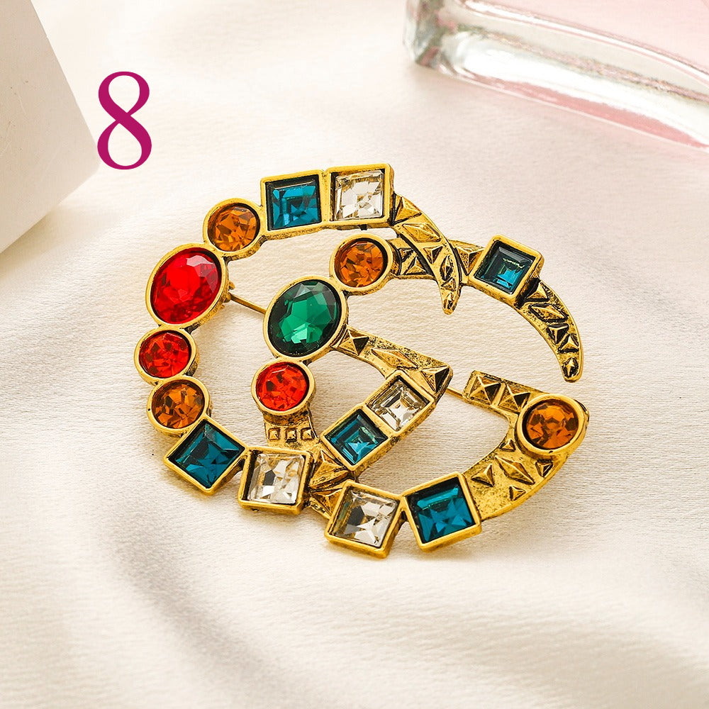 Fashion Brooch Collection,Brooches Collection、GU*CI Series、L*V Series、D*or Series、Y*L Series