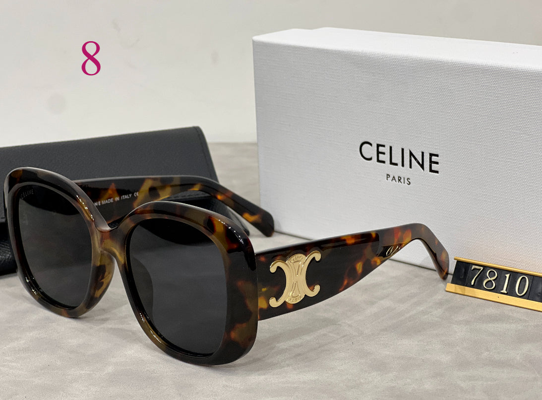 Oversized Round Frame Sunglasses