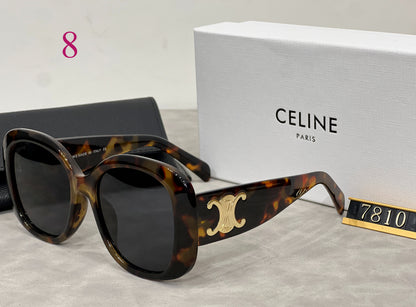 Oversized Round Frame Sunglasses
