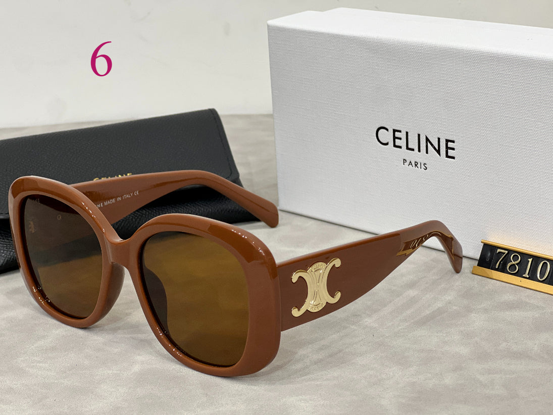 Oversized Round Frame Sunglasses