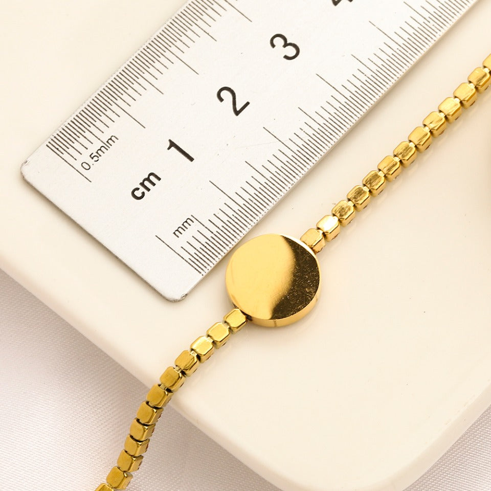 Set di orecchini, bracciale e collana in acciaio inossidabile 304