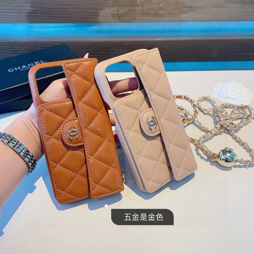 Fashion Aesthetic Shock Absorbing Protective Phone Case CH*NEL Series、Fashion Phone Case