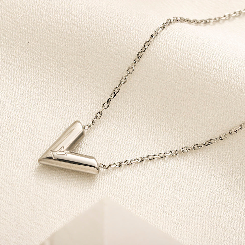 304 Stainless Steel V-Motif Earrings, Bracelet & Necklace Collection