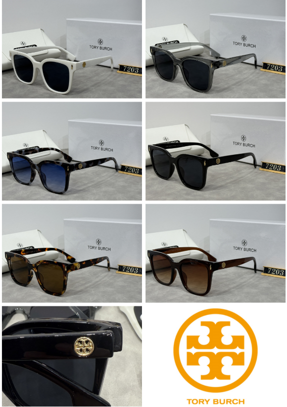 Square Sunglasses with Raised Double Bridge