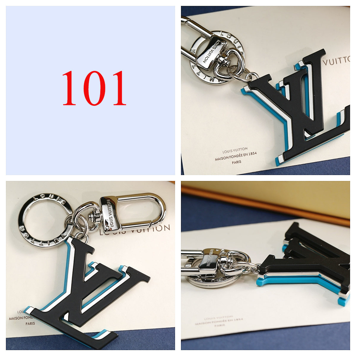 Premium Fashion Keychain Stylish Accessory、L*V Series、𝐊𝐞𝐲𝐜𝐡𝐚𝐢𝐧𝐬 & 𝐊𝐞𝐲 𝐑𝐢𝐧𝐠𝐬（𝐇）