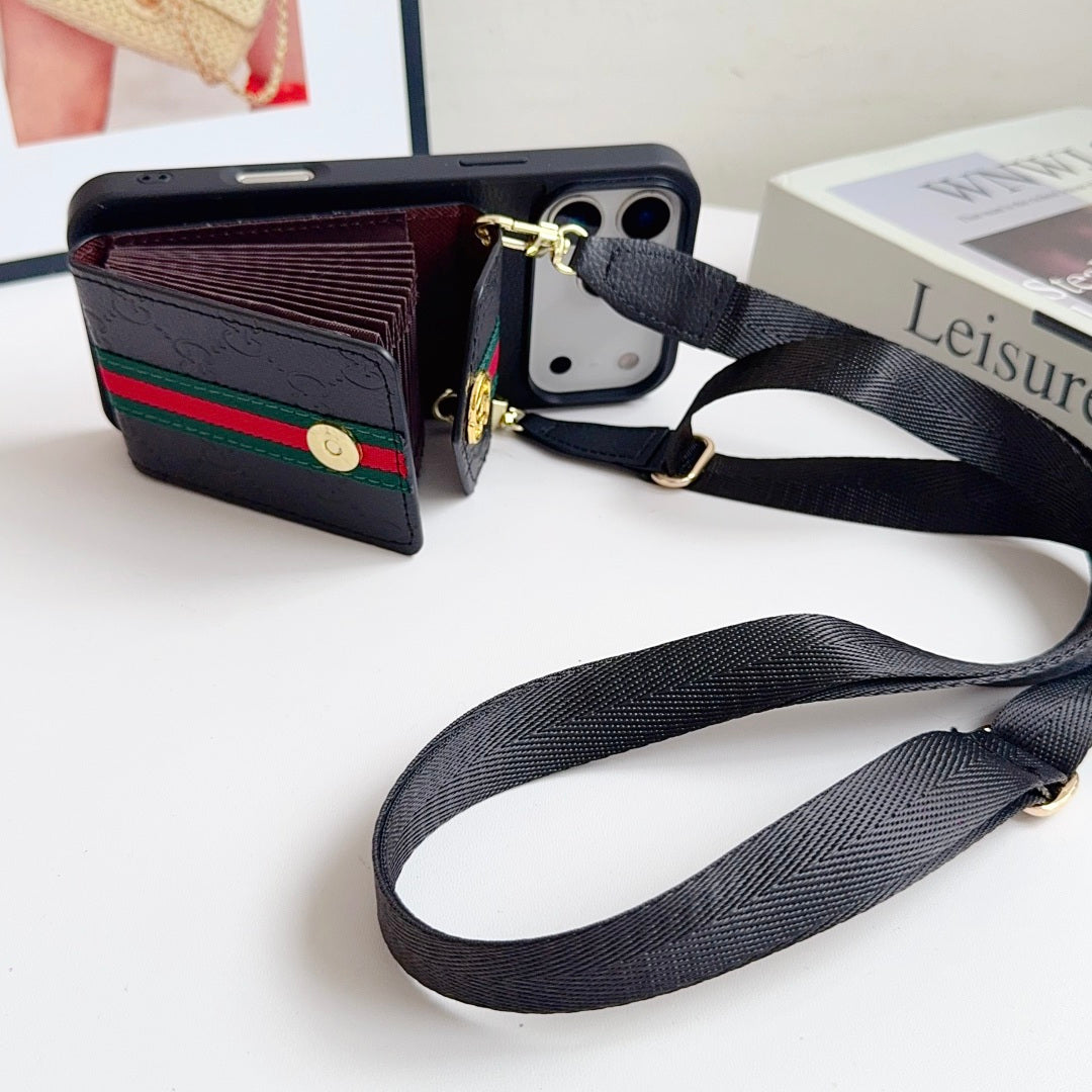 Fashion Aesthetic Shock Absorbing Protective Phone Case  GU*CI Series、Fashion Phone Case