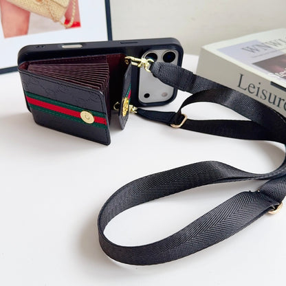 Fashion Aesthetic Shock Absorbing Protective Phone Case  GU*CI Series、Fashion Phone Case