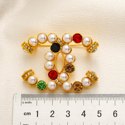 Alloy Steel Stamped Brooch,Brooches Collection、CH*NEL Series