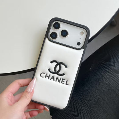 Fashion Aesthetic Shock Absorbing Protective Phone Case  CH*NEL Series、Fashion Phone Case
