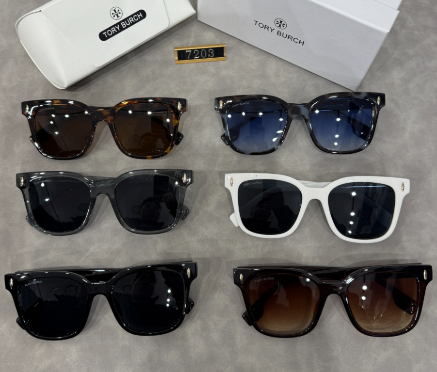 Square Sunglasses with Raised Double Bridge