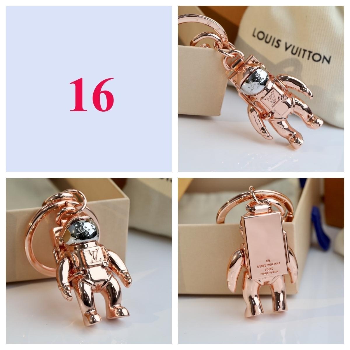 Premium Fashion Keychain Stylish Accessory、L*V Series、𝐊𝐞𝐲𝐜𝐡𝐚𝐢𝐧𝐬 & 𝐊𝐞𝐲 𝐑𝐢𝐧𝐠𝐬（𝐇）