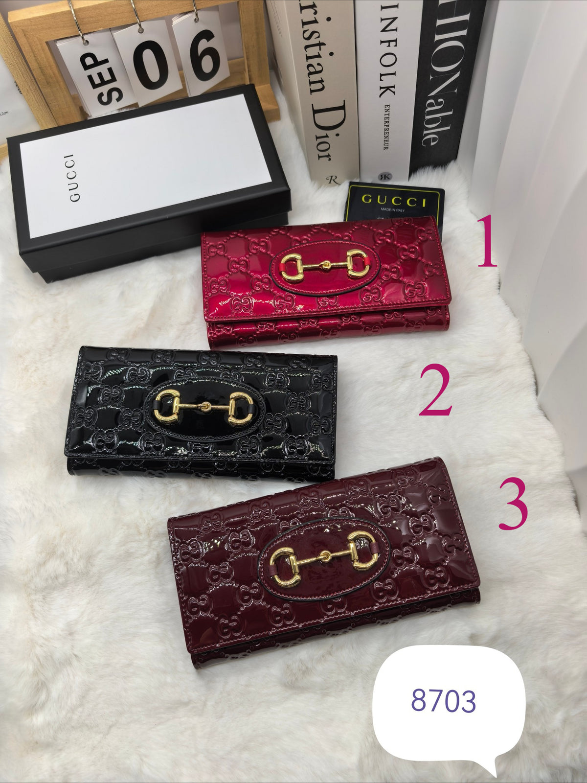 Luxury‑Inspired Trendy Wallets 008 GU*CI Series、Fashion Bags
