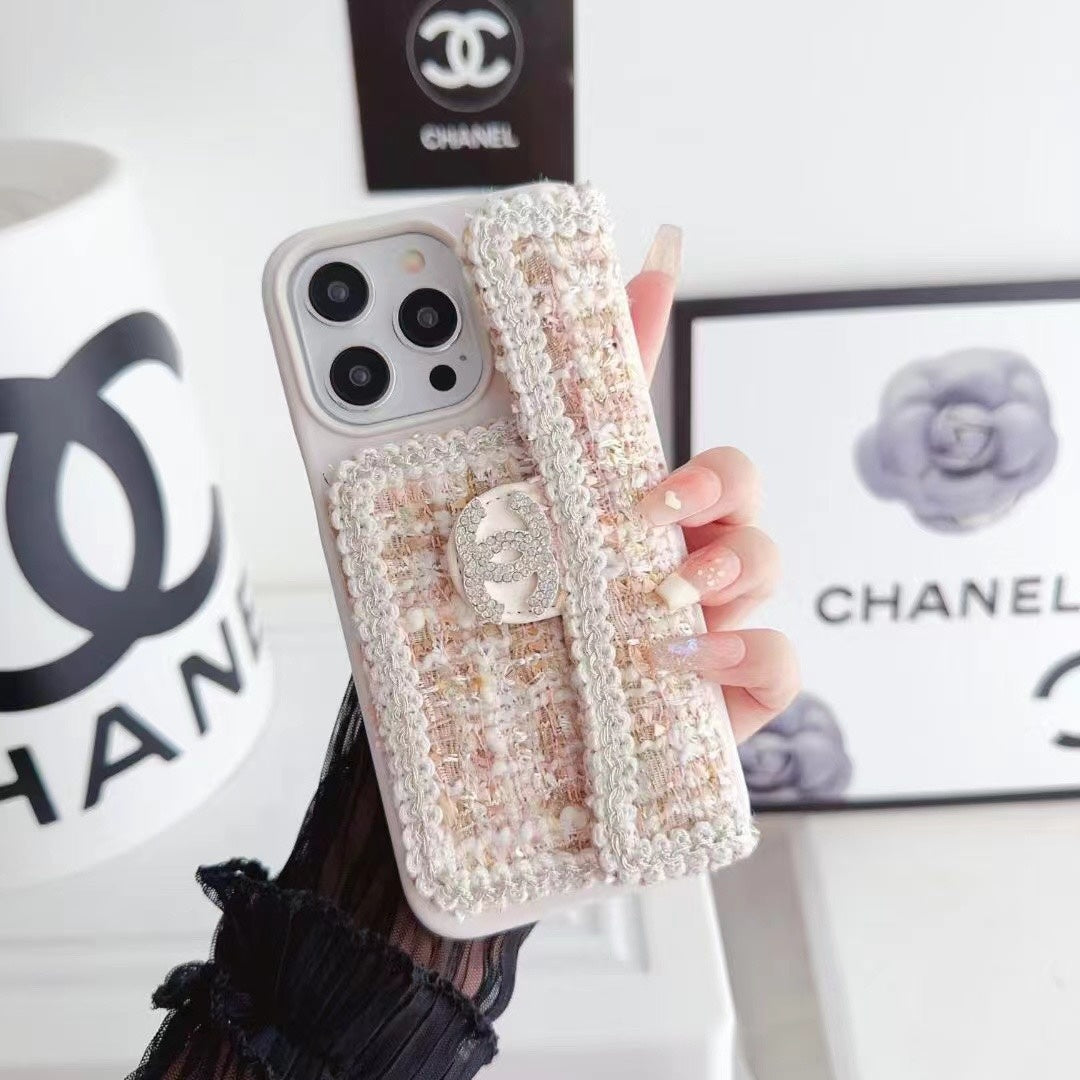 Fashion Aesthetic Shock Absorbing Protective Phone Case CH*NEL Series、Fashion Phone Case