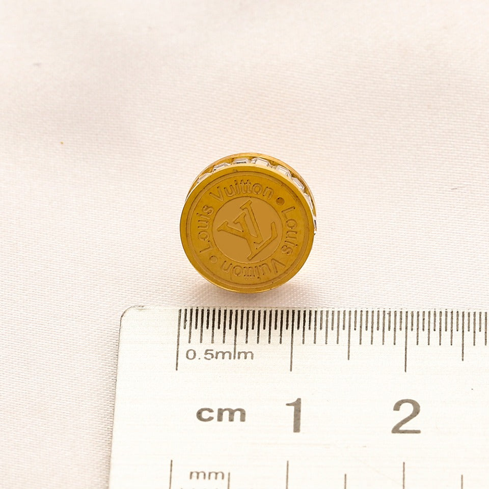 Ohrring aus Edelstahl 304 mit gestanztem Logo