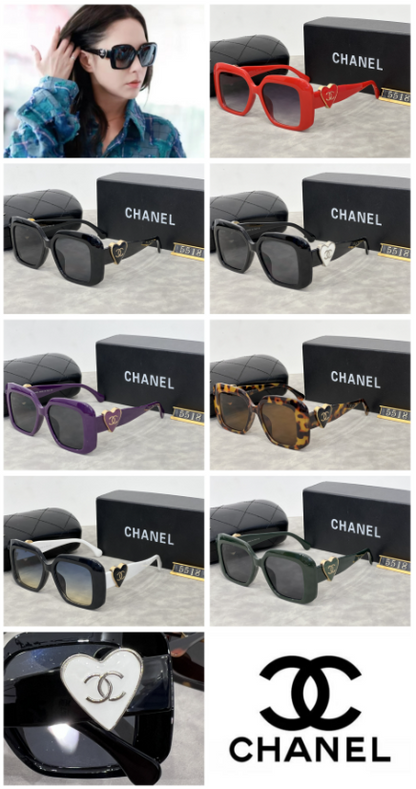 Oversized Square Sunglasses with Deep Beveled Rims