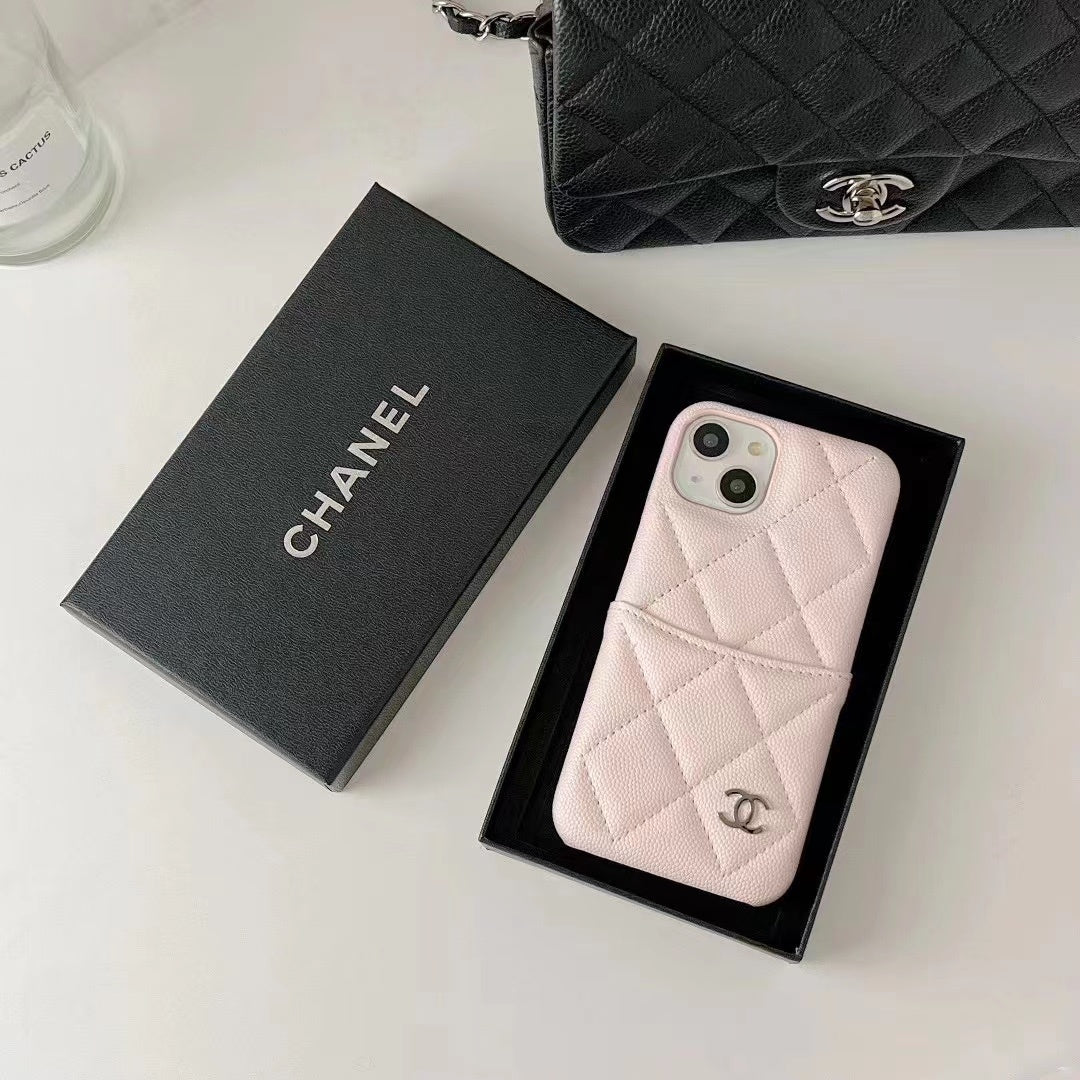 Fashion Aesthetic Shock Absorbing Protective Phone Case CH*NEL Series、Fashion Phone Case