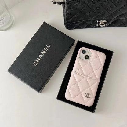 Fashion Aesthetic Shock Absorbing Protective Phone Case CH*NEL Series、Fashion Phone Case