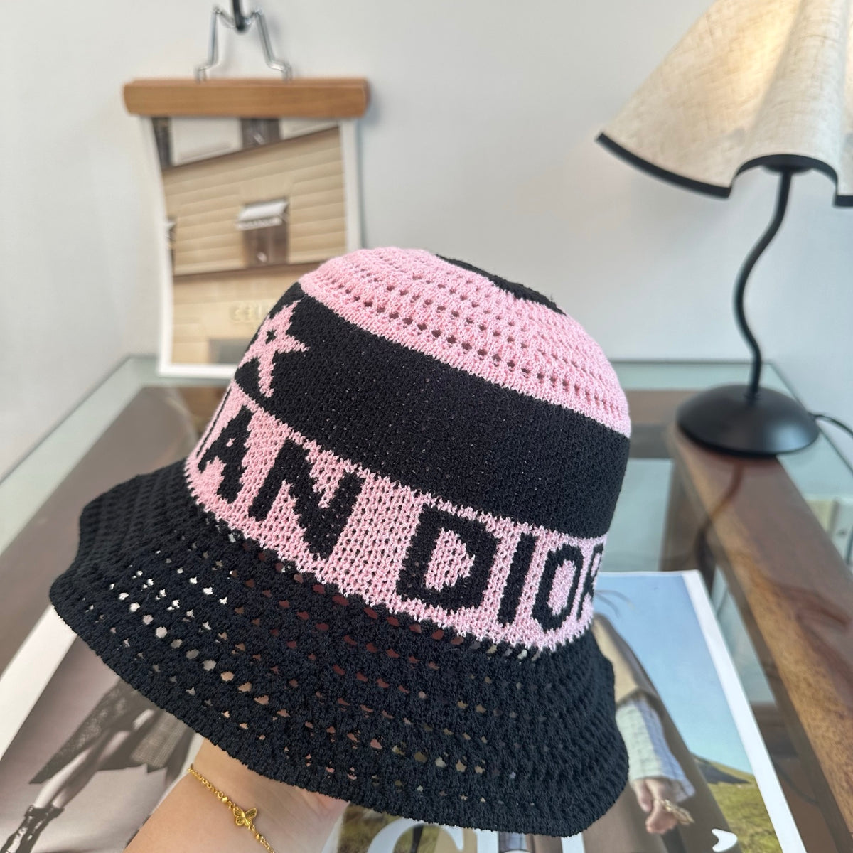 Adjustable Sun Hat for Men Women Outdoor UV Protection D*or Series、Fashion Caps
