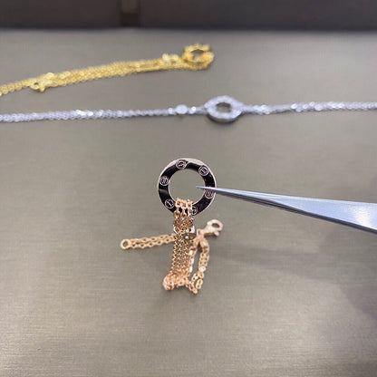 Oval Link Center Chain Bracelet