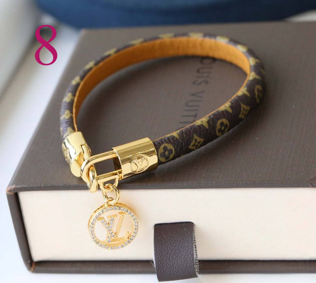 Monogram Charm Strap Bracelets - 21 Style Options