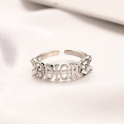 Copper Zirconium Real Gold Plated Ring,Rings Collection、D*or  Series