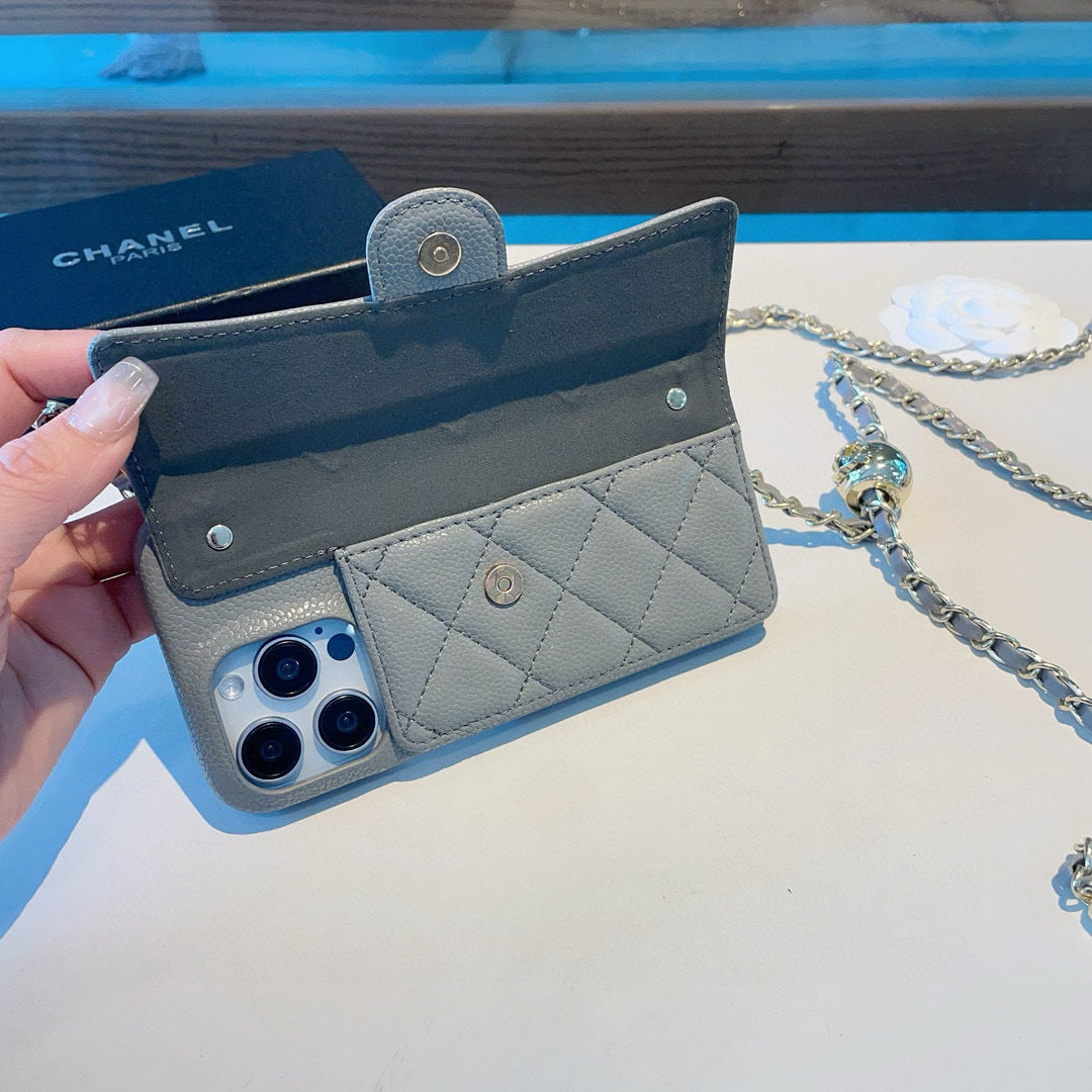 Fashion Aesthetic Shock Absorbing Protective Phone Case CH*NEL Series、Fashion Phone Case