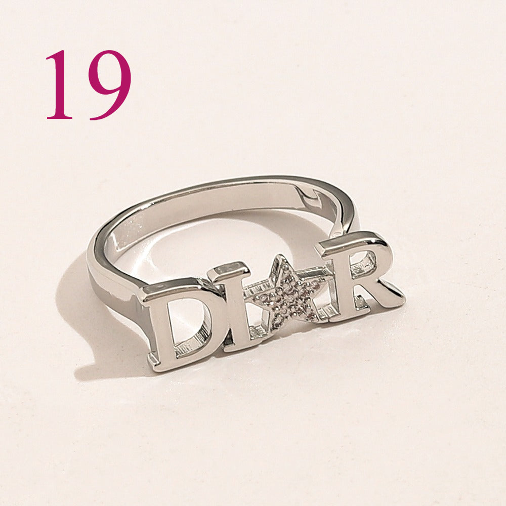 Fashion Open Adjustable Ring Collection、Rings Collection L*V Series、D*or Series、Y*L Series