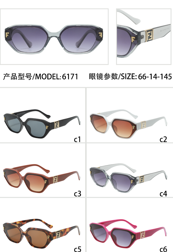 Slim Aviator Sunglasses with Thick Browline