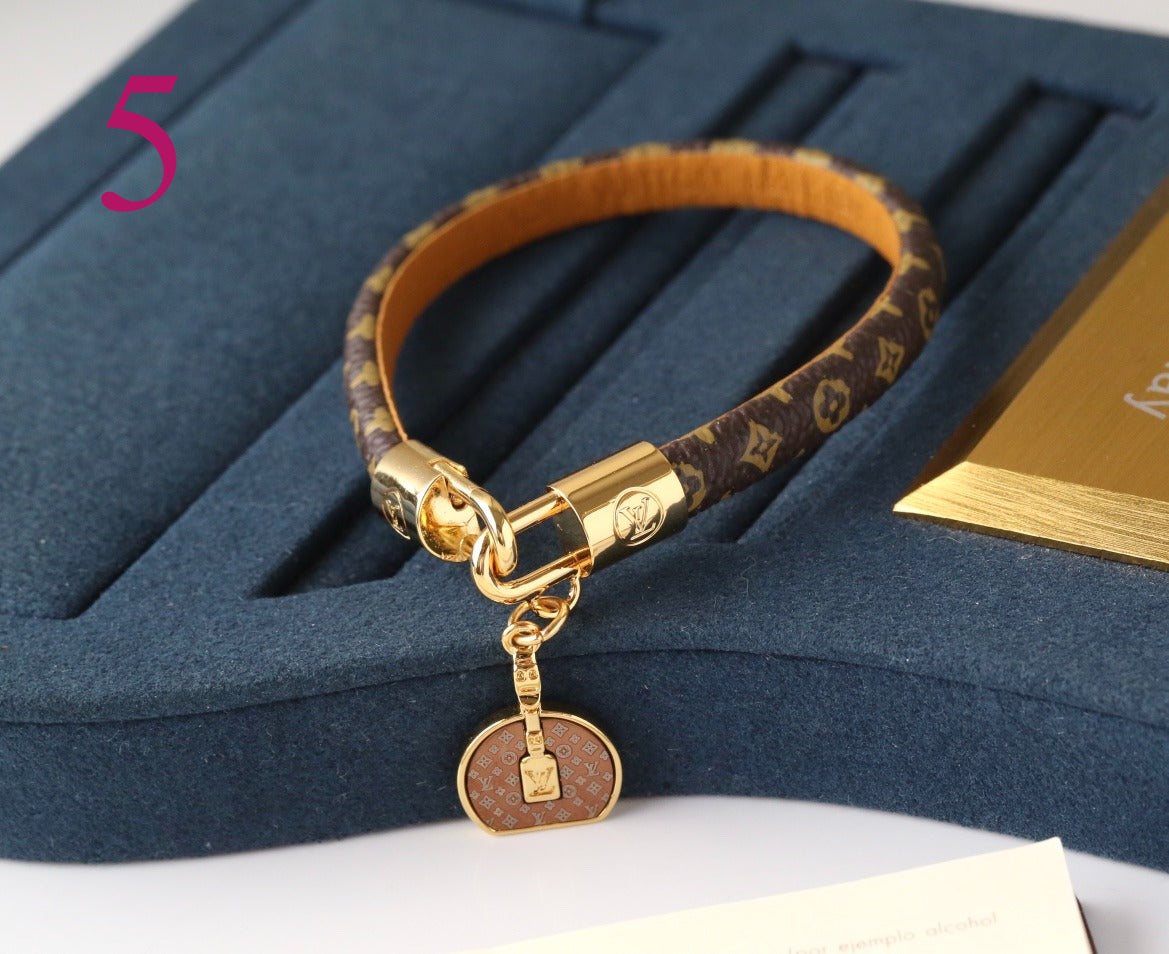 Monogram Charm Strap Bracelets - 21 Style Options