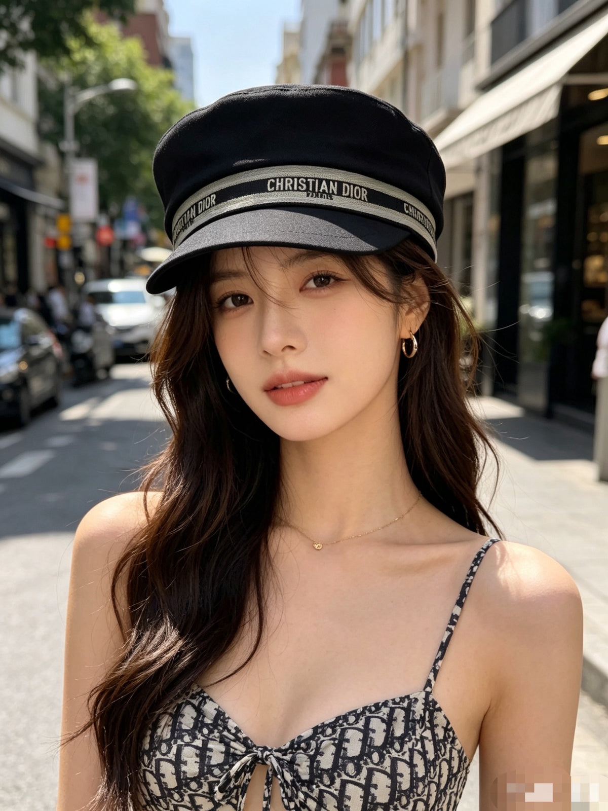 Adjustable Sun Hat for Men Women Outdoor UV Protection D*or Series、Fashion Caps